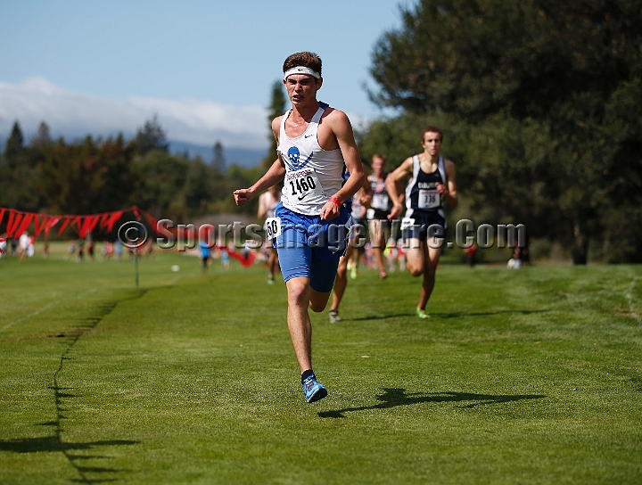 2014StanfordSeededBoys-506.JPG - Seeded boys race at the Stanford Invitational, September 27, Stanford Golf Course, Stanford, California.